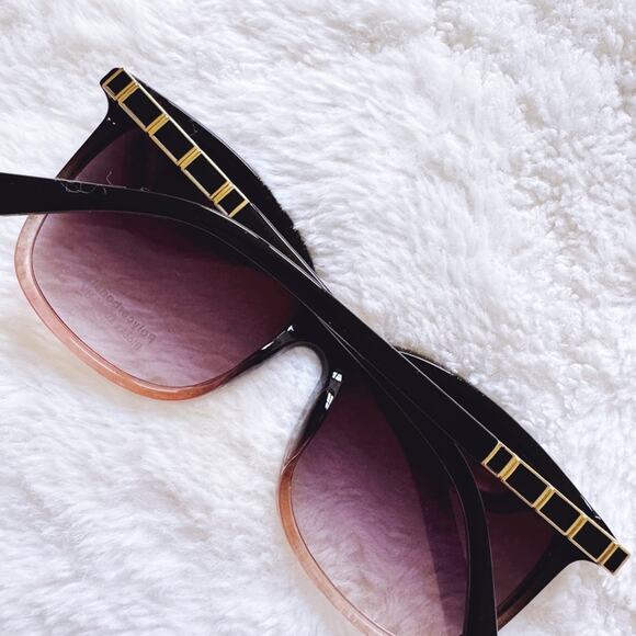 Joanne Clear w/ Purple Tint Square Sunglasses - Picture 14 of 15